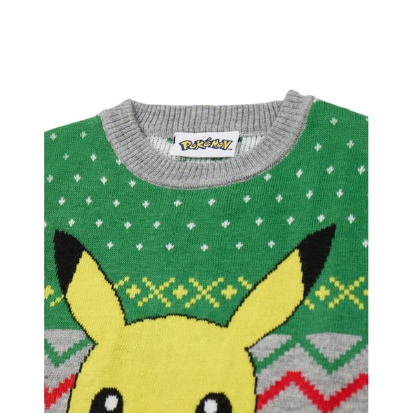 Pokemon Boys Pikachu Christmas Jumper