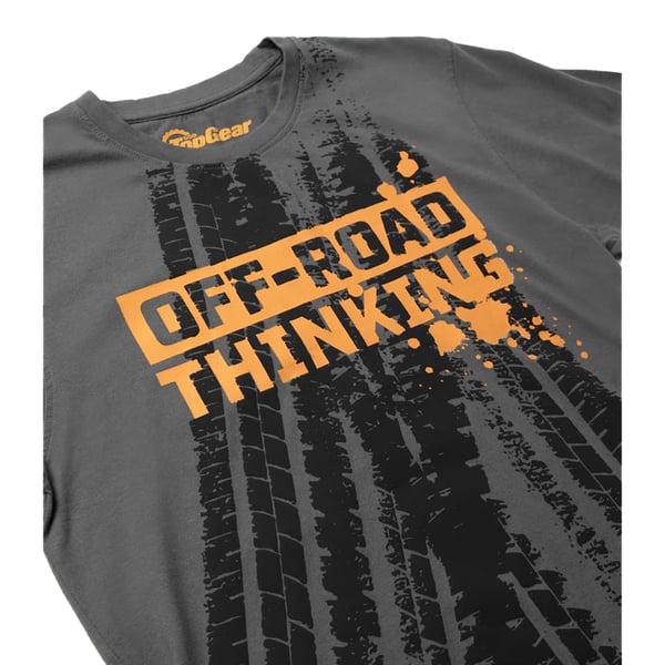 Top Gear Unisex aikuisten Off Road Thinking lyhythihainen T-paita