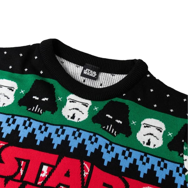Star Wars Mens Logo Christmas Jumper