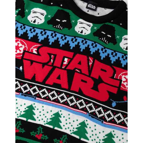 Star Wars Mens Logo Christmas Jumper
