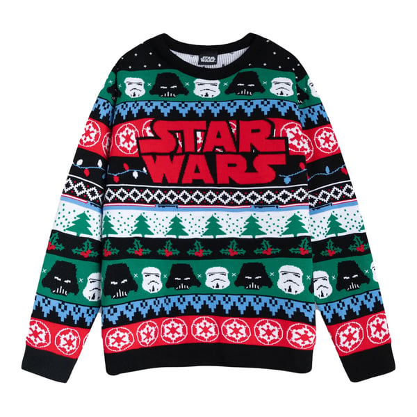 Star Wars Mens Logo Christmas Jumper