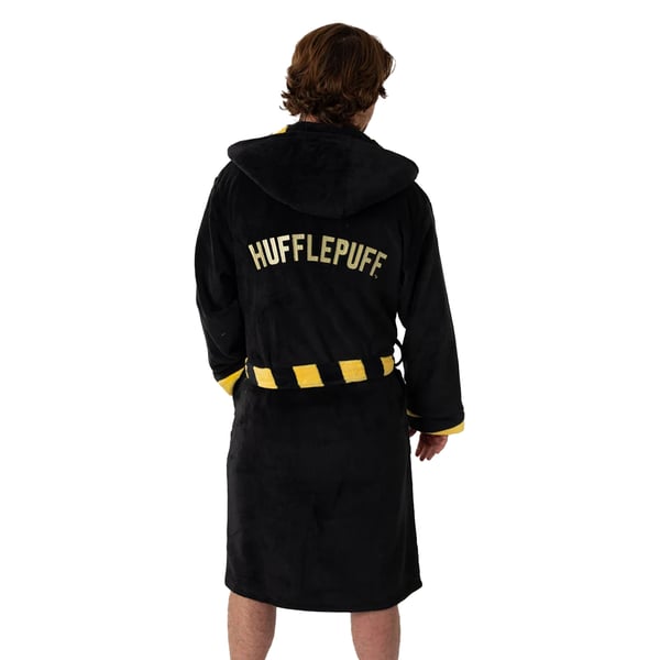 Harry Potter Unisex Adult Hufflepuff Hooded Robe