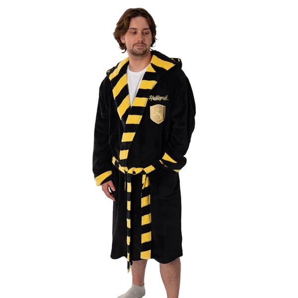 Harry Potter Unisex Adult Hufflepuff Hooded Robe