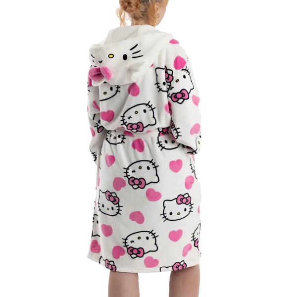 Hello Kitty naisten hupullinen aamutakki