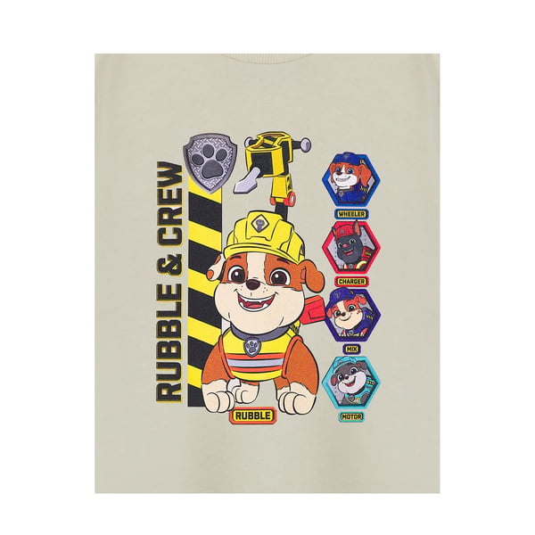 Paw Patrol Boys Rubble & Crew Short-Sleeved T-Shirt