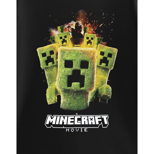 Minecraft Boys Creeper Photograph T-Shirt