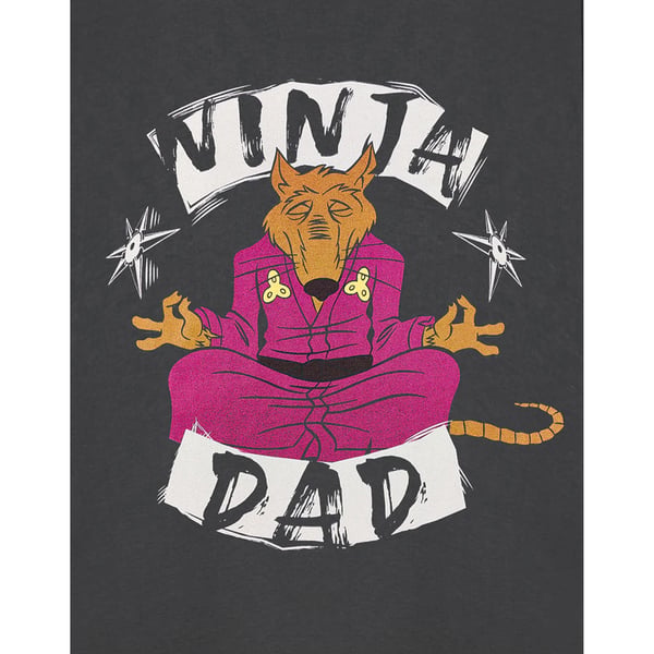 Teenage Mutant Ninja Turtles Mens Ninja Dad Short-Sleeved T-Shirt
