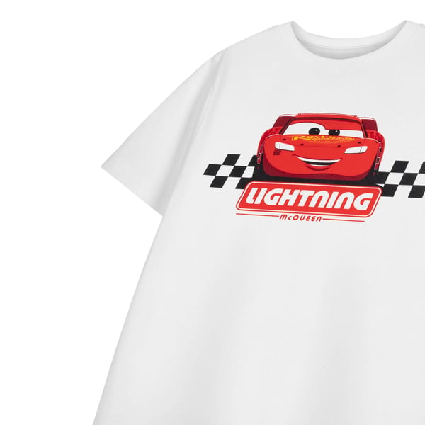 Cars Boys Lightning McQueen Short-Sleeved T-Shirt