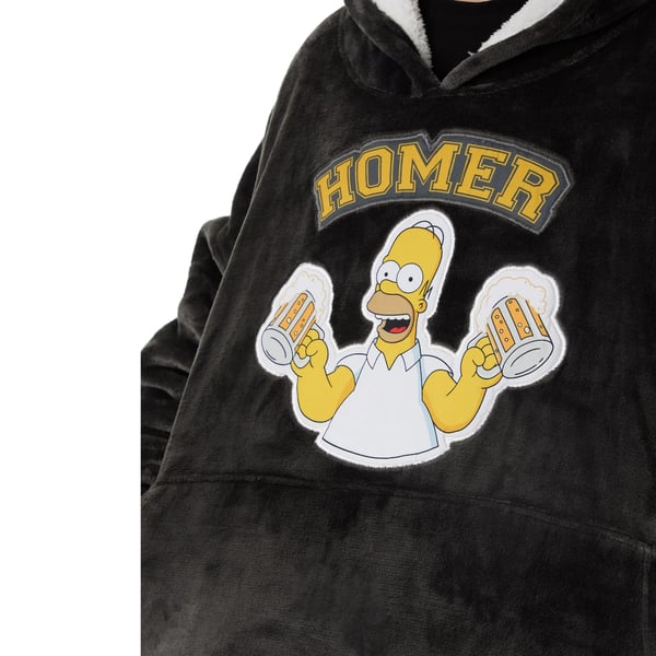 The Simpsons Mens Homer Simpson Blanket Hoodie