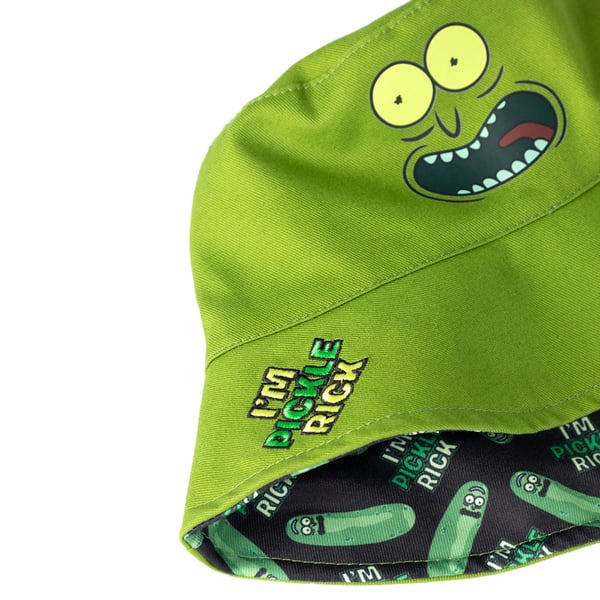 Rick And Morty Mens I´m Pickle Rick Reversible Bucket Hat