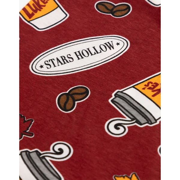 Gilmore Girls Womens/Ladies Stars Hollow Short-Sleeved Long Pyjama Set