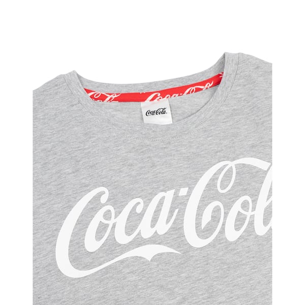 Coca-Cola Womens/Ladies Logo Short-Sleeved Long Pyjama Set