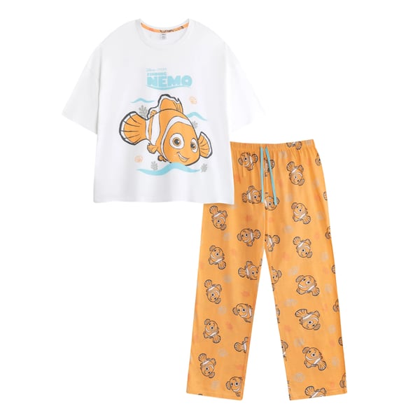 Finding Nemo Womens/Ladies Short-Sleeved Long Pyjama Set