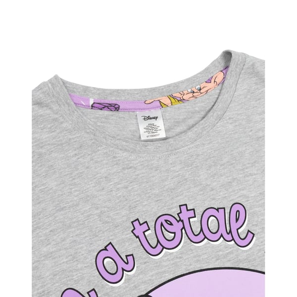 Snow White And The Seven Dwarfs Womens/Ladies Dopey Short-Sleeved Long Pyjama Set