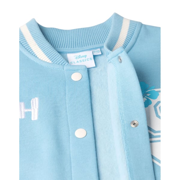 Lilo & Stitch Girls Embroidered Logo Varsity Jacket