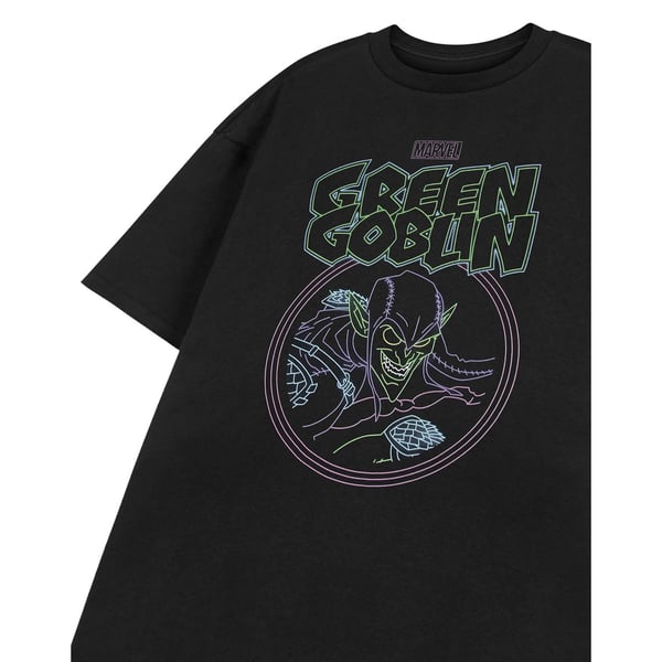Marvel Mens Green Goblin Short-Sleeved T-Shirt