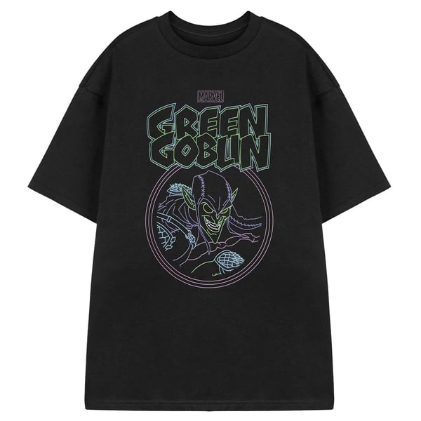 Marvel Mens Green Goblin Short-Sleeved T-Shirt