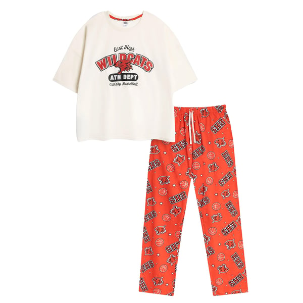 High School Musical Womens/Ladies Short-Sleeved Long Pyjama Set