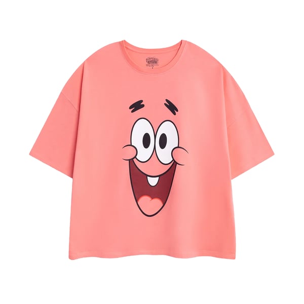 SpongeBob SquarePants Womens/Ladies Patrick Star Short-Sleeved Long Pyjama Set