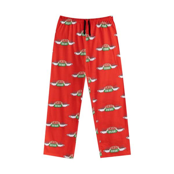 Friends Womens/Ladies Logo Short-Sleeved Long Pyjama Set