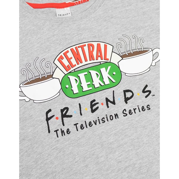 Friends Womens/Ladies Logo Short-Sleeved Long Pyjama Set