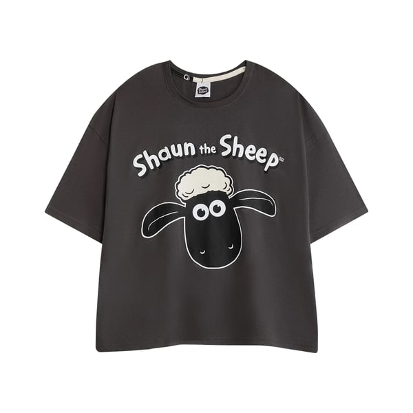 Shaun the Sheep Womens/Ladies Character Short-Sleeved Long Pyjama Set