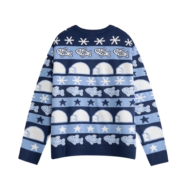 Pingu Unisex Adult Merry Noot-Mas Christmas Jumper