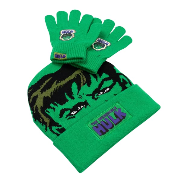 The Incredible Hulk Boys Beanie & Gloves Set