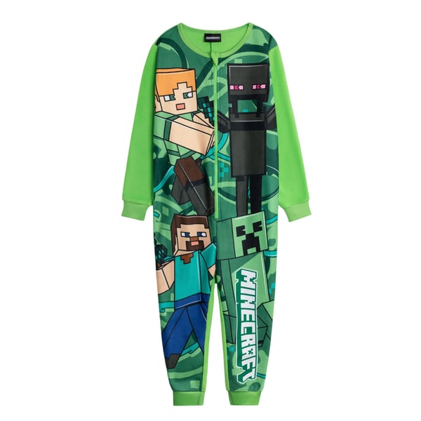 Minecraft Boys Creeper Jumpsuit