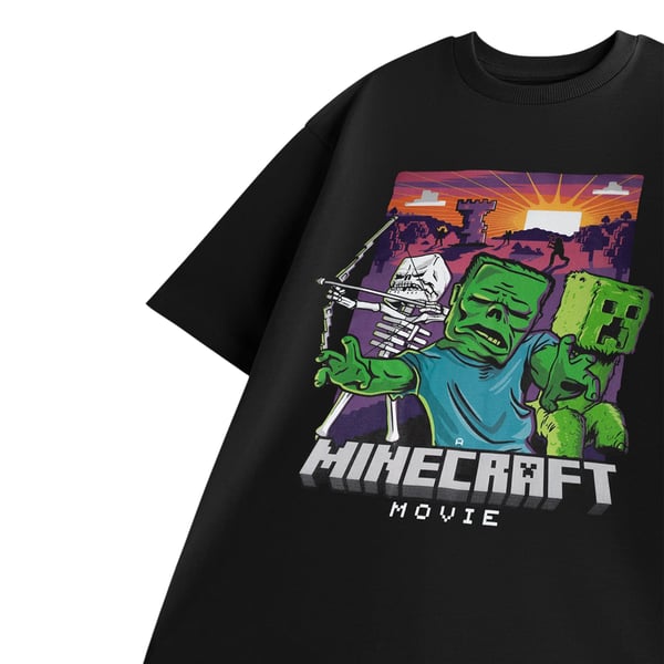 Minecraft Miesten Zombie Lyhythihainen T-paita