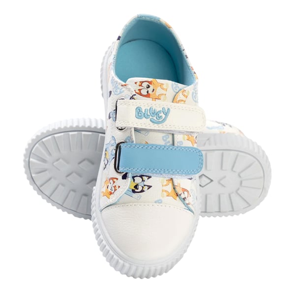 Bluey Childrens/Kids Character Hook and Loop Trainers