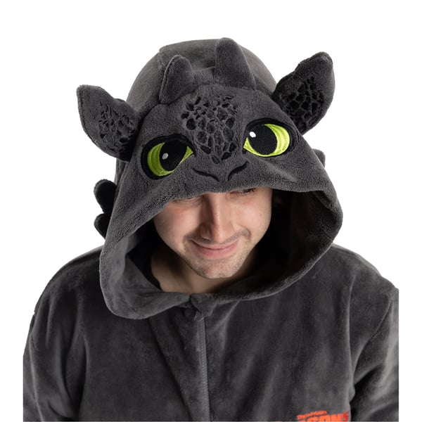 How To Train Your Dragon Unisex Adult Toothless All-In-One Nightwear