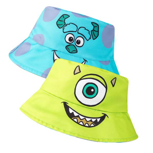Monsters Inc Childrens/Kids Mike & Sulley Reversible Bucket Hat
