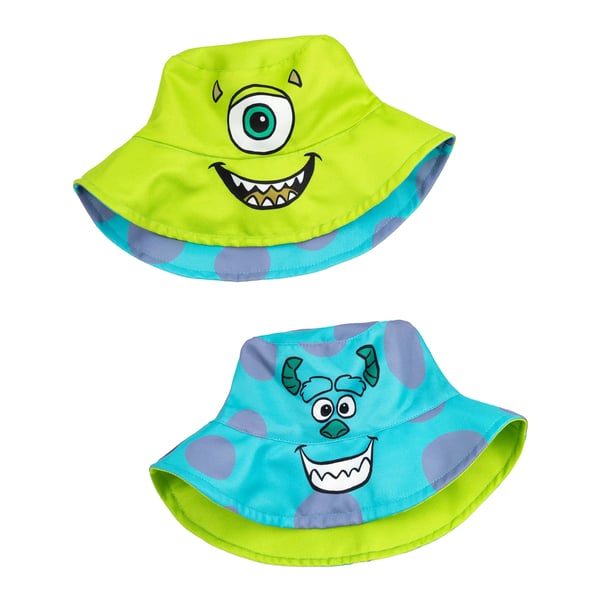 Monsters Inc Childrens/Kids Mike & Sulley Reversible Bucket Hat