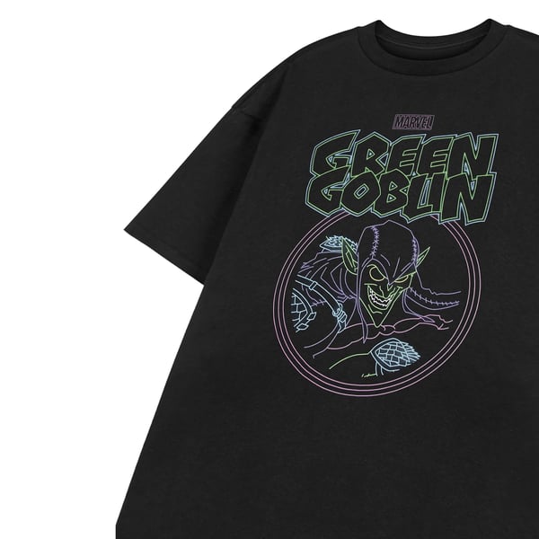 Marvel Comics Mens Green Goblin Short-Sleeved T-Shirt