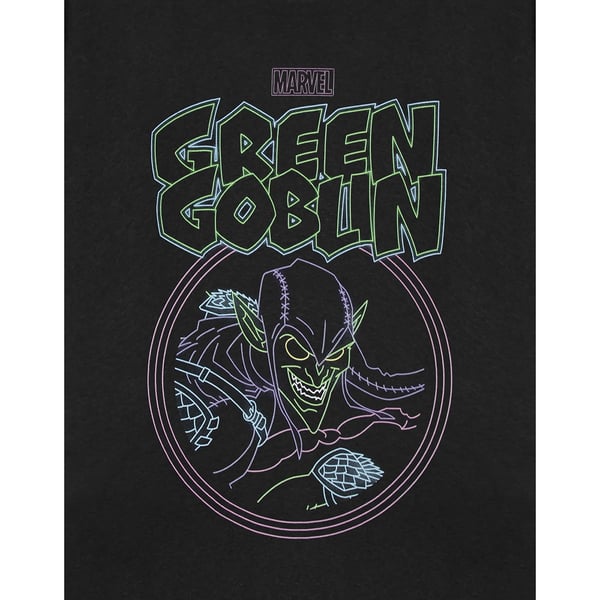 Marvel Comics Mens Green Goblin Short-Sleeved T-Shirt