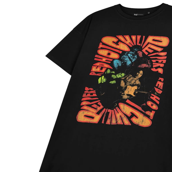 Red Hot Chili Peppers Womens/Ladies Trippy T-Shirt Dress
