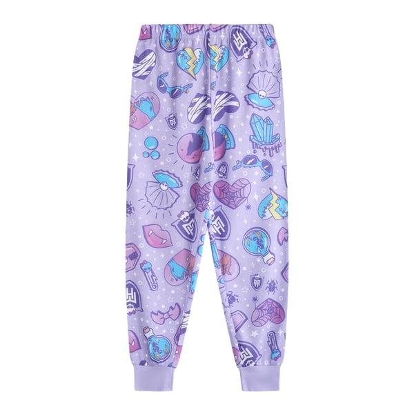 Monster High Girls Characters Short-Sleeved Long Pyjama Set (Pack of 3)