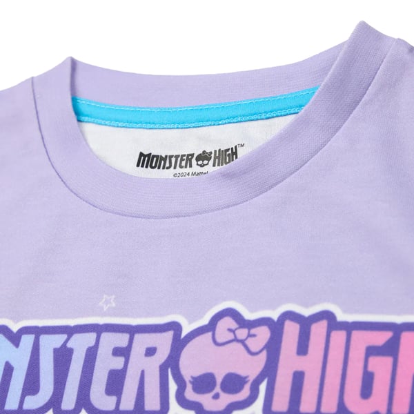 Monster High Girls Characters Short-Sleeved Long Pyjama Set (Pack of 3)