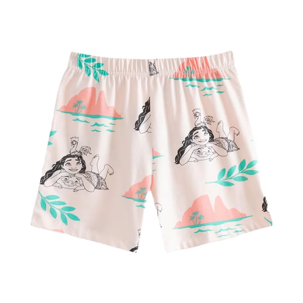 Moana Pyjamas för flickor, korta (2-pack)