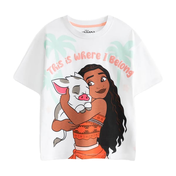 Moana Pyjamas för flickor, korta (2-pack)