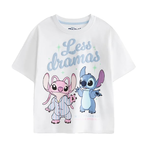 Lilo & Stitch Tyttöjen Less Dramas lyhyt pyjamisetti (2 kpl)