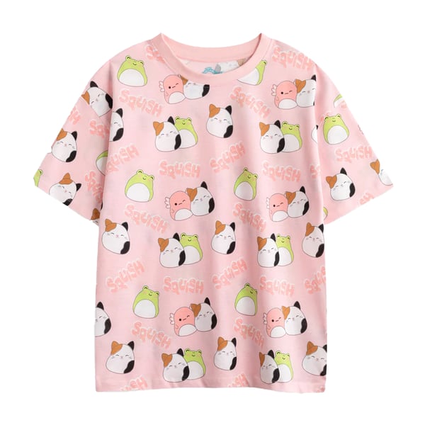 Squishmallows Flickor Feeling Mallow Kort Pyjamas Set (2-pack)