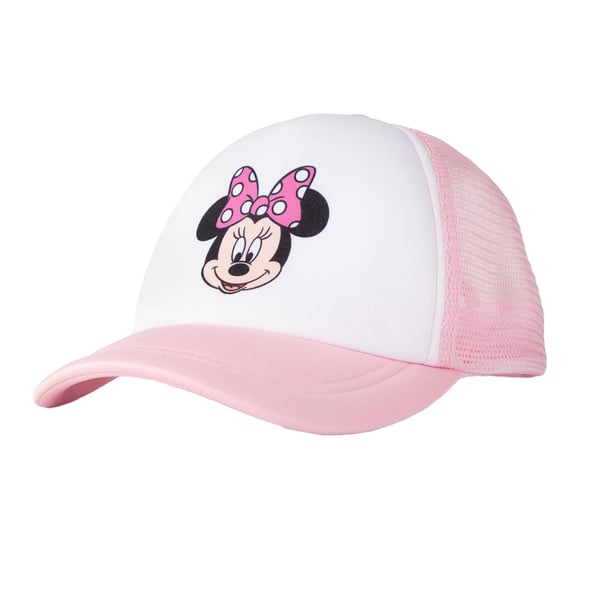 Disney Girls Minnie Mouse Bucket Hat & Cap Set