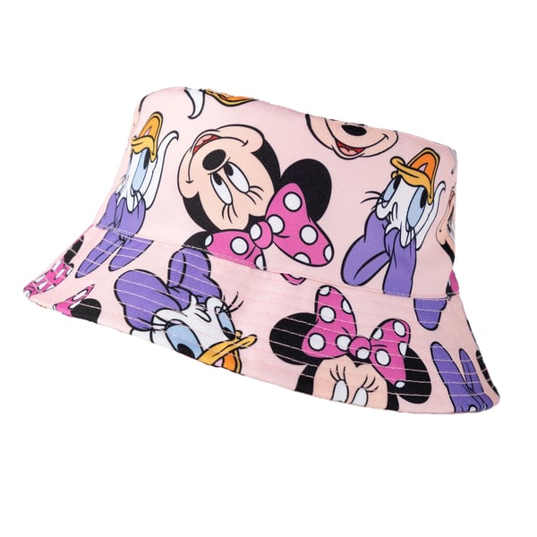 Disney Girls Minnie Mouse Bucket Hat & Cap Set
