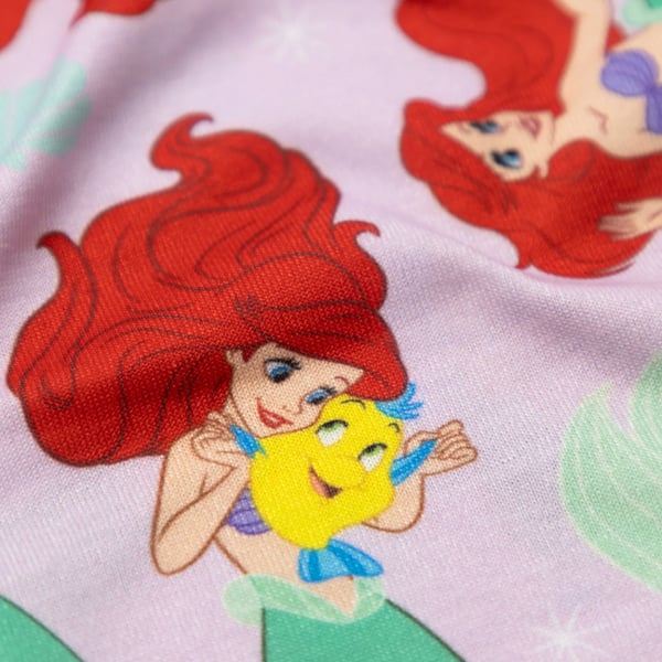 The Little Mermaid Girls Ariel & Flounder Long Pyjama Set