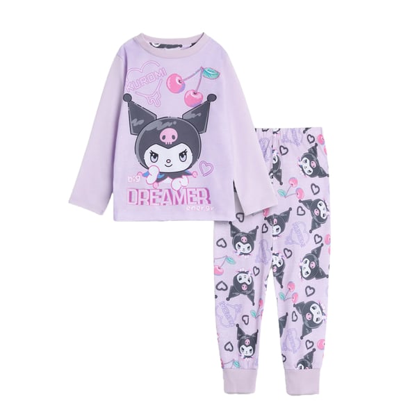 Hello Kitty Flickor Kuromi Lång Pyjamas Set