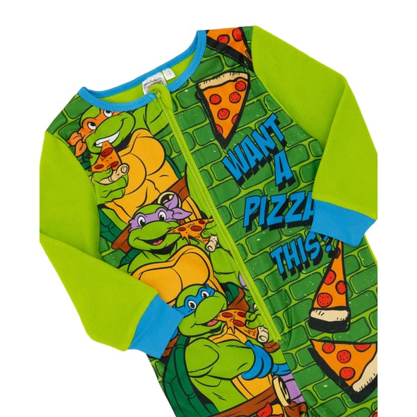 Teenage Mutant Ninja Turtles Childrens/Kids Characters All-In-One Nightwear