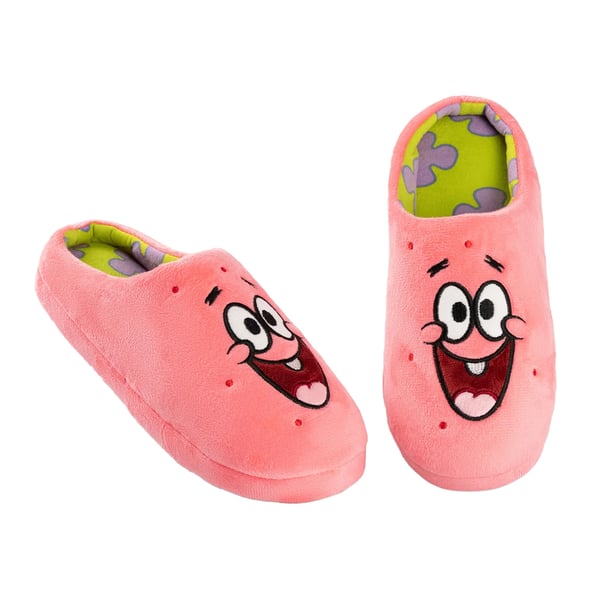 SpongeBob SquarePants Unisex Adult Patrick Star Mule Slippers