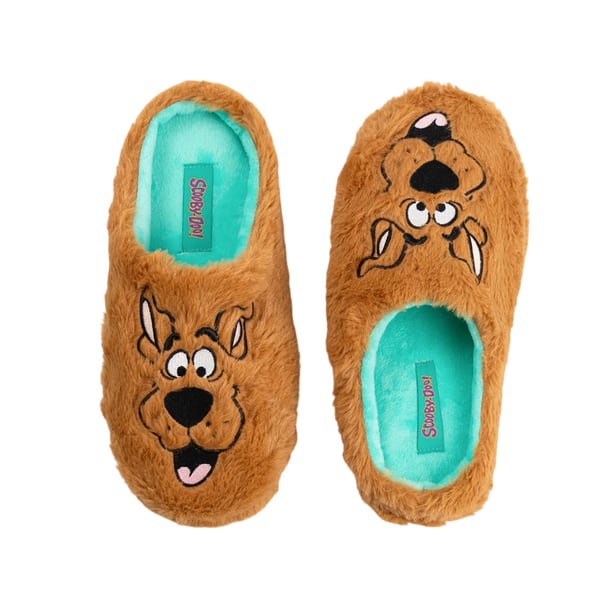 Scooby Doo Unisex Adult Character Face Mule Slippers